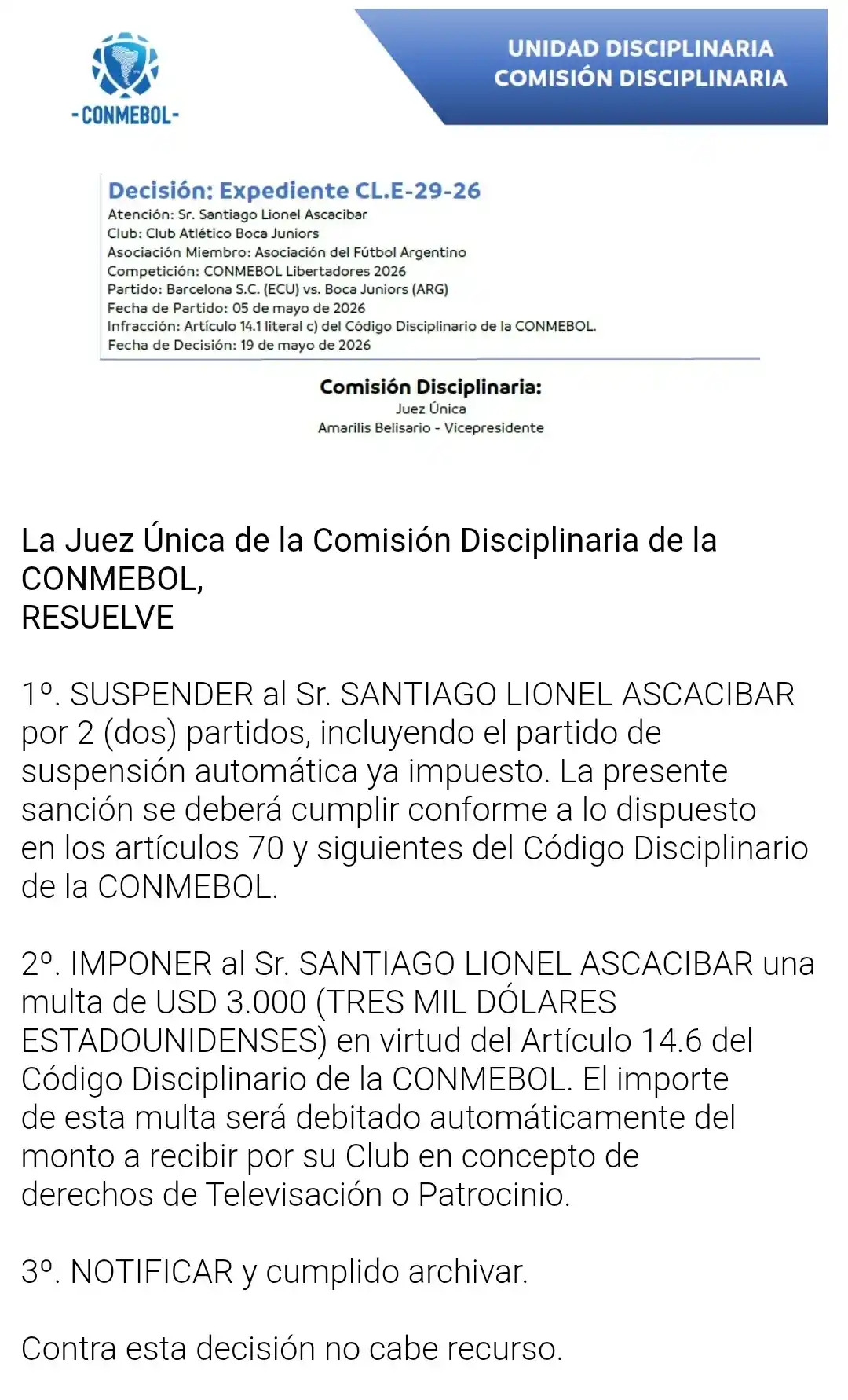 conmebol