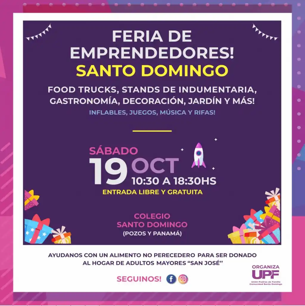 Se llevará a cabo una Feria de Emprendedores en Santo Domingo 