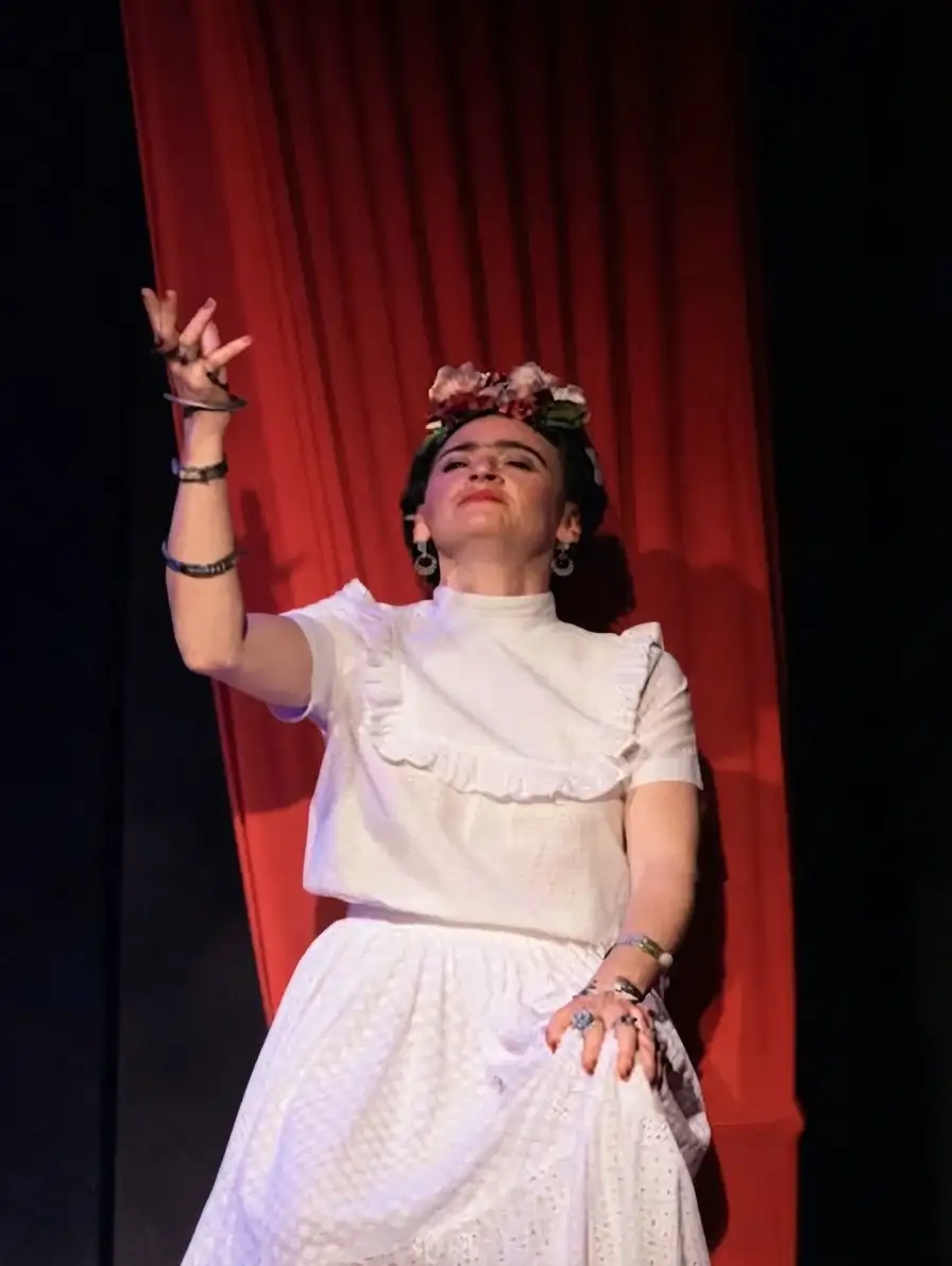 El Teatro Italia fue escenario de una magistral interpretación de Frida Viva la Vida