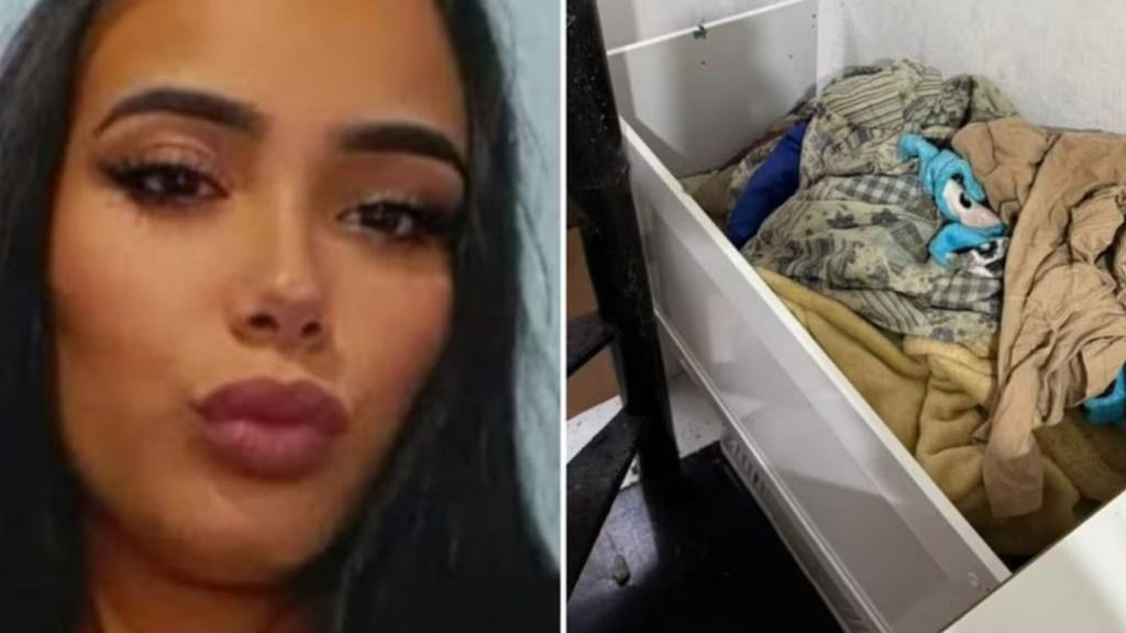 Dejó a su hija de 8 meses con su hermanito de cinco años para irse de fiesta y la beba murió. (Fotos: gentileza G1)