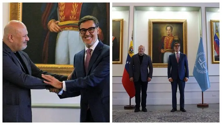 LLEGÓ KARIM KHAN A VENEZUELA: el fiscal de la CPI cumplirá una agenda de tres días