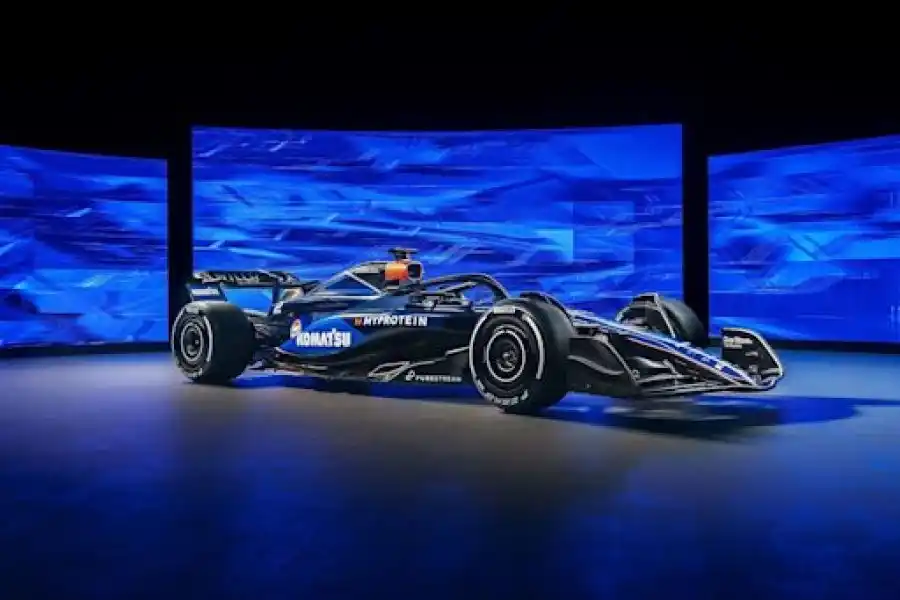 Franco Colapinto presente en la presentación del nuevo F1 de Williams
