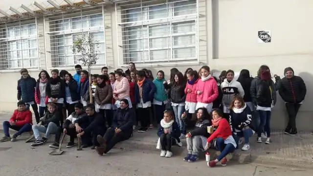 Alumnos de la escuela Técnica Nº 2 “Olegario Víctor Andrade” plantaron árboles
