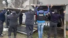 Desalojaron el acampe de Griselda Altamirano en los Tribunales de Azul