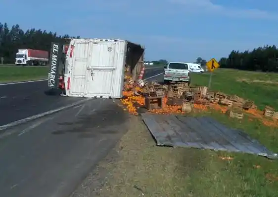 Accidente en Ruta 9 a la altura de Baradero