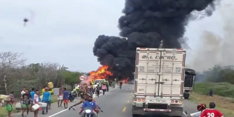 Ya son 24 los fallecidos por la explosión del camión con combustible en Colombia