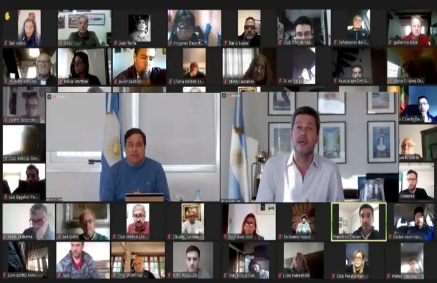 Lammens se reunió con clubes e instituciones de Mar del Plata