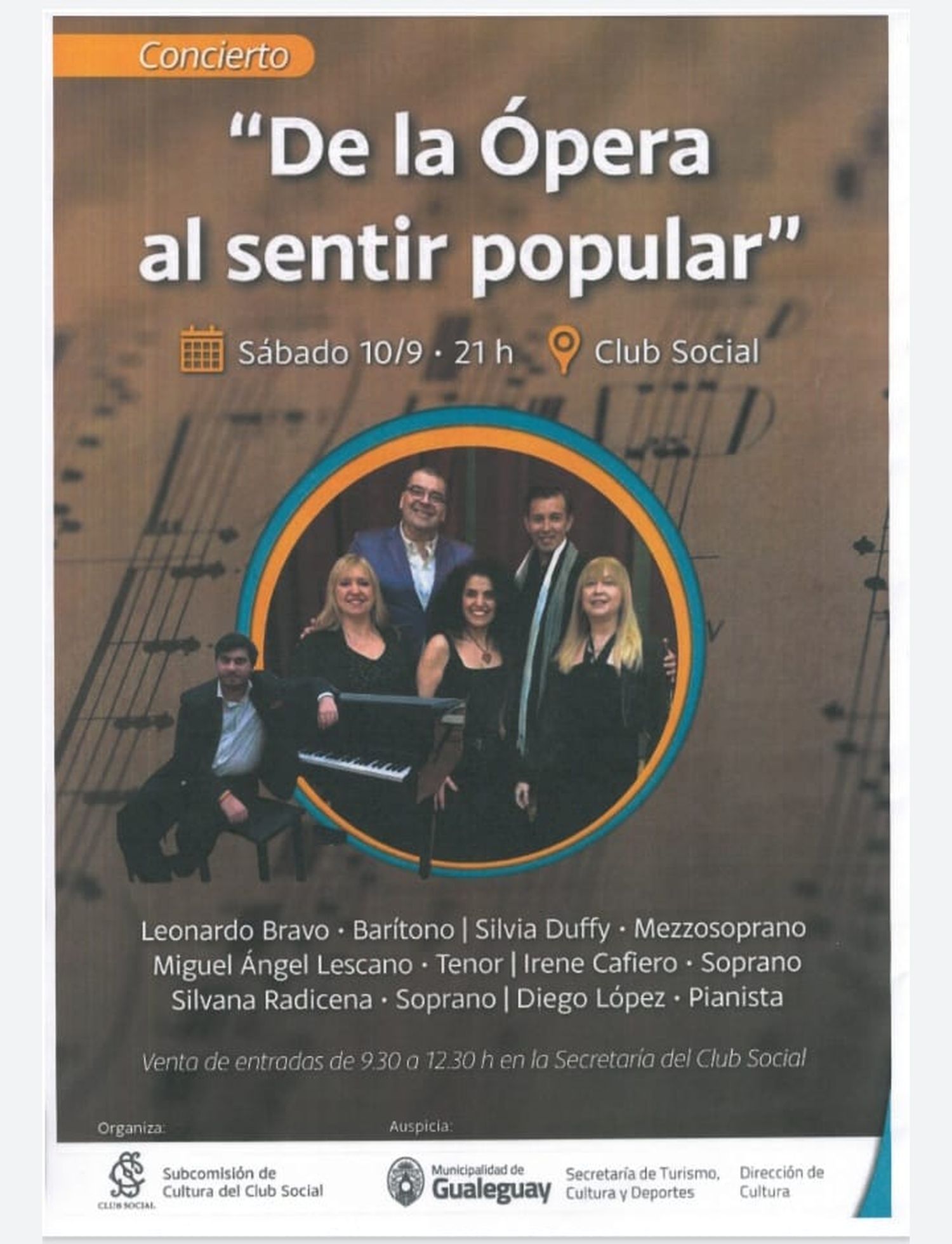 Club Social: “De la Ópera al Sentir Popular”