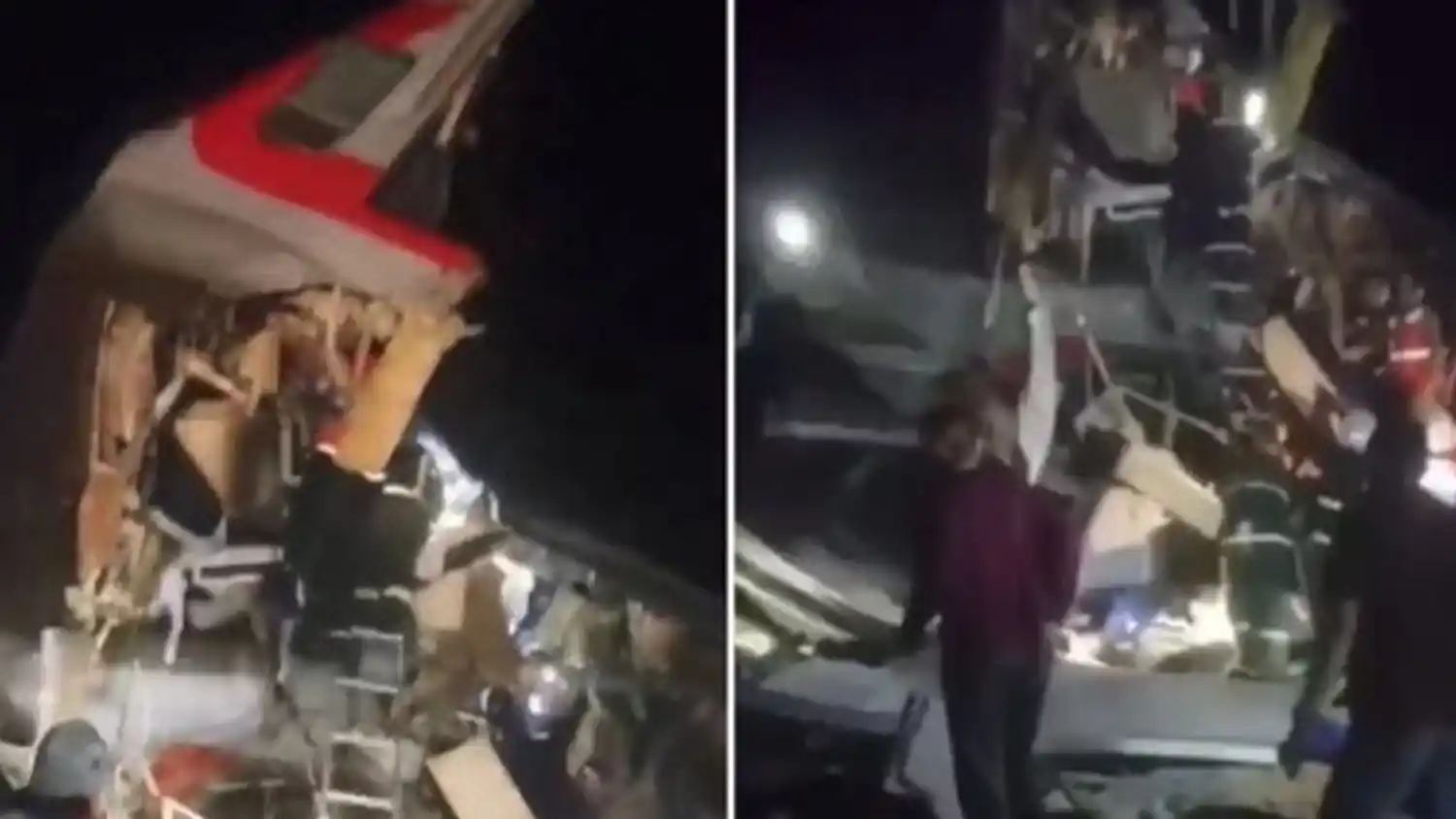 Una parte de la estructura cedió mientras un camión cruzaba el puente