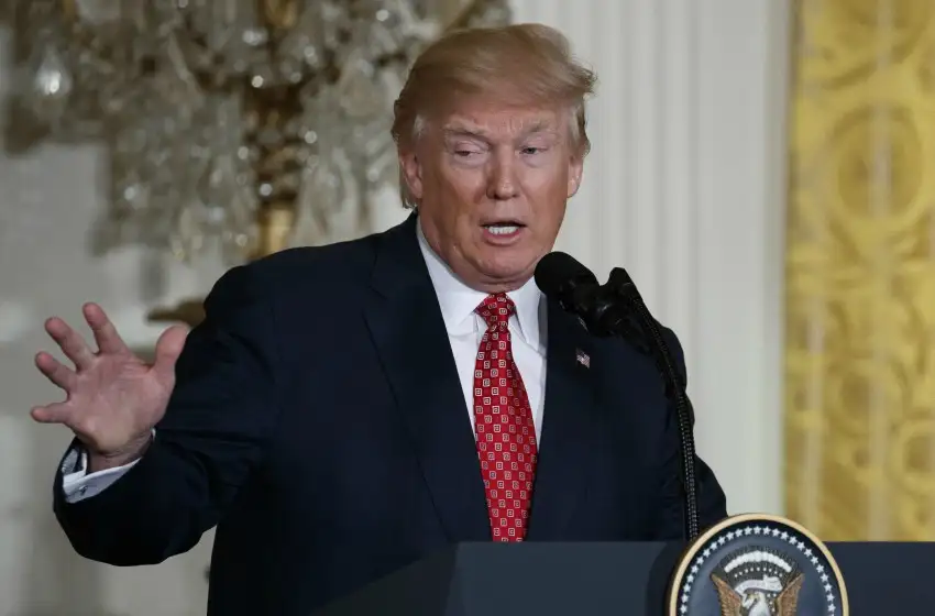 El candidato presidencial republicano, el expresidente Donald Trump