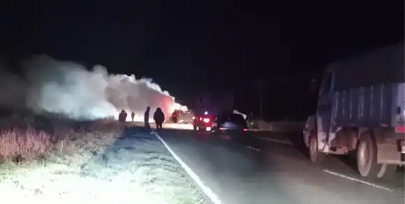 Choque frontal en Ruta 33: un camionero falleció tras el violento impacto