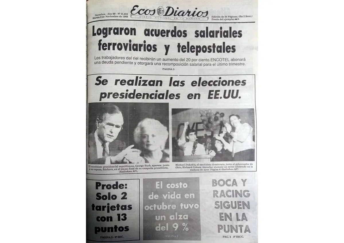 Martes 8 de noviembre de 1988