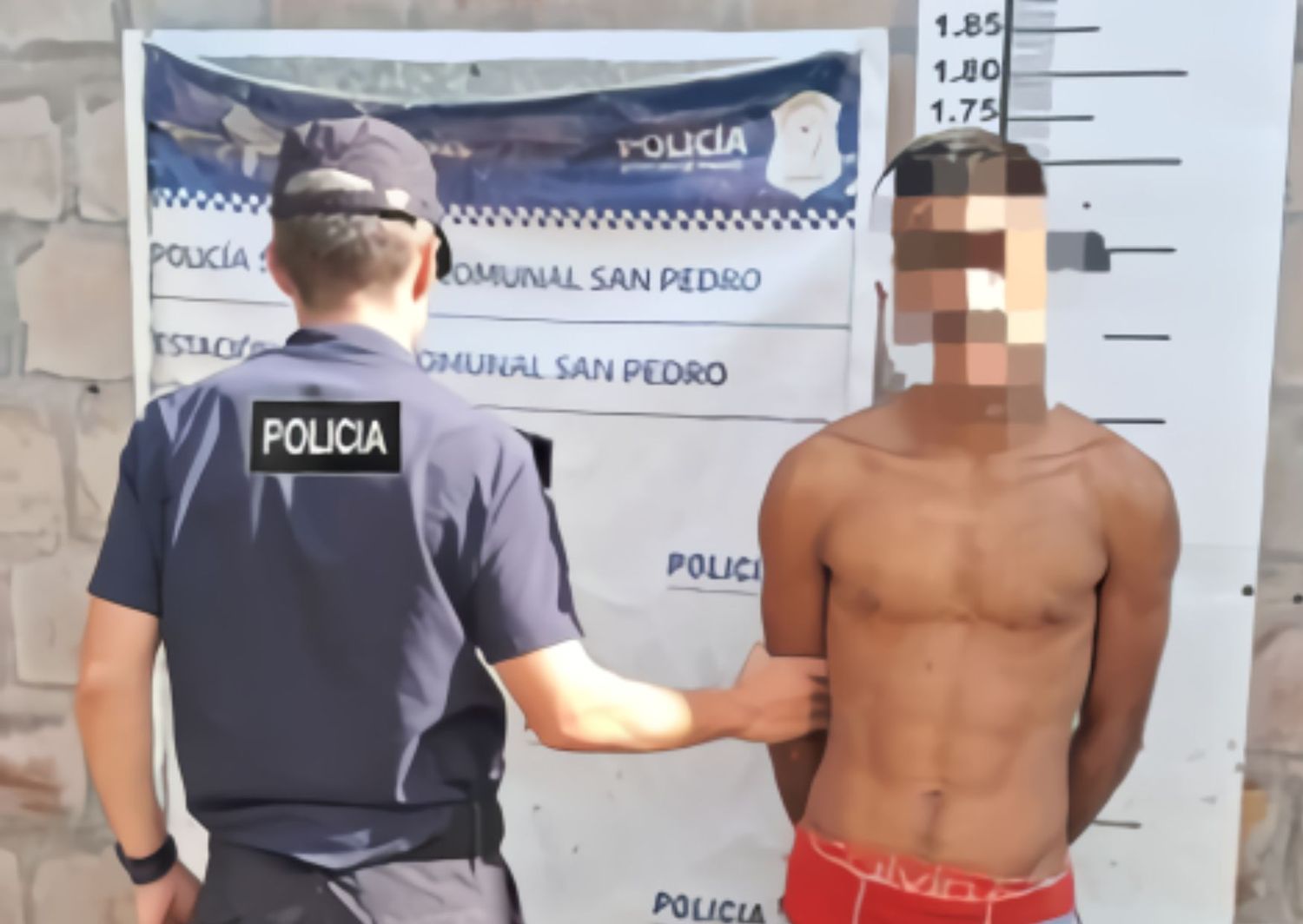 Aprehendido cuando escapaba tras robar en la casa de su hermana