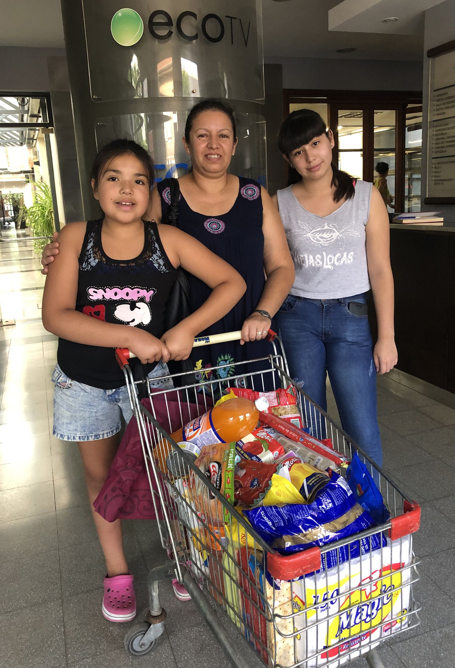 Entregamos otro carro completo de mercadería