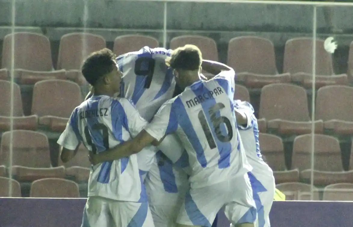 El festejo del tanto Argentino