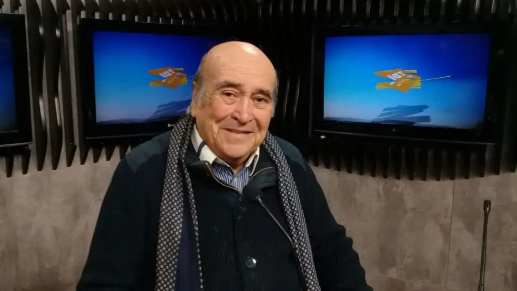 Juan Mario Pedersoli en el desayuno de Tandil Despierta