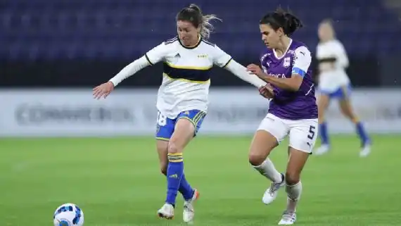 Con Huber, triunfo de Boca