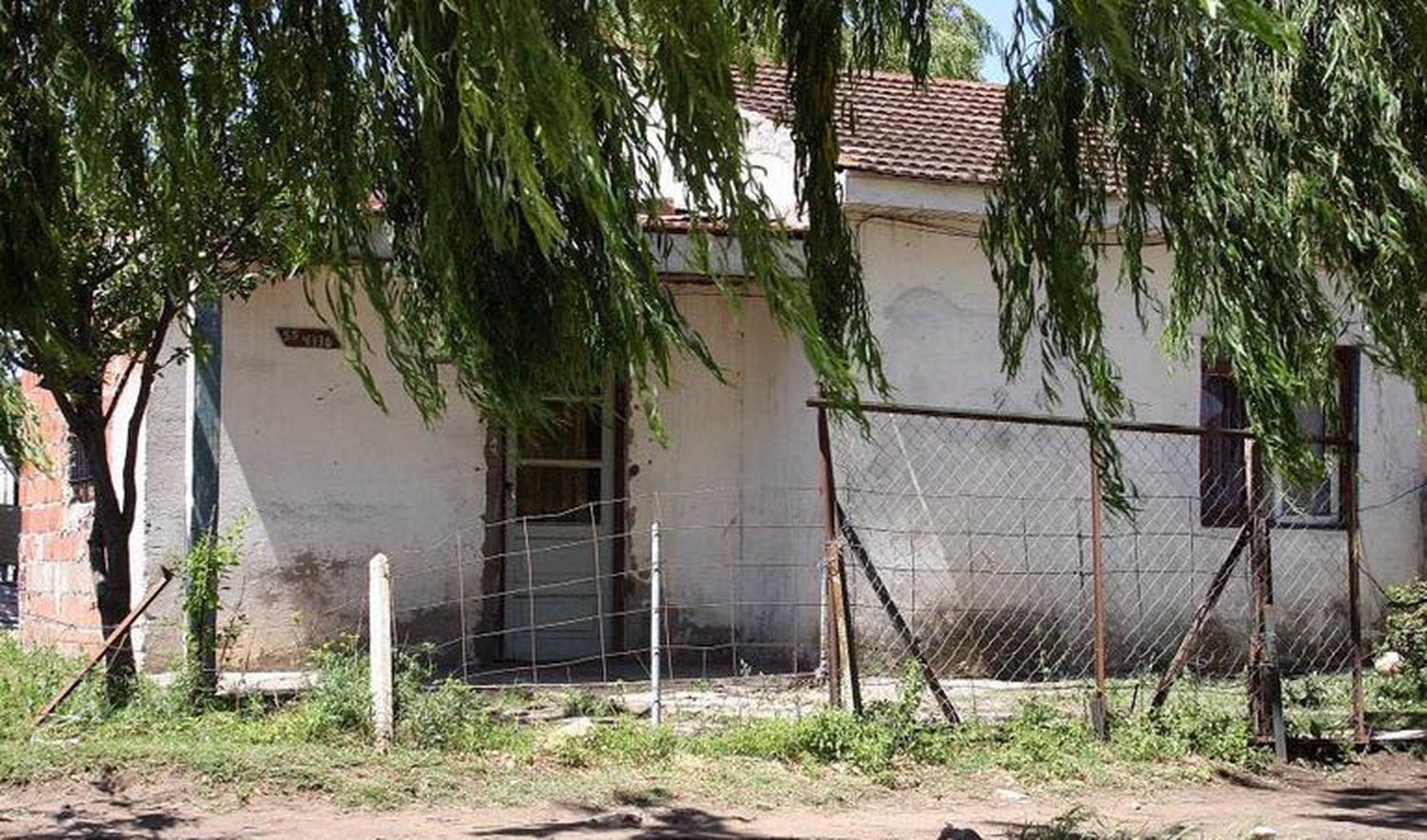 Escena del crimen. La casa donde el niño fue asesinado