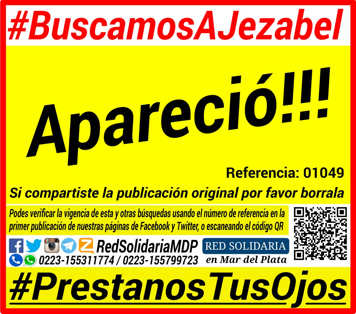 Apareció la mujer de 38 años que era buscada en Mar del Plata