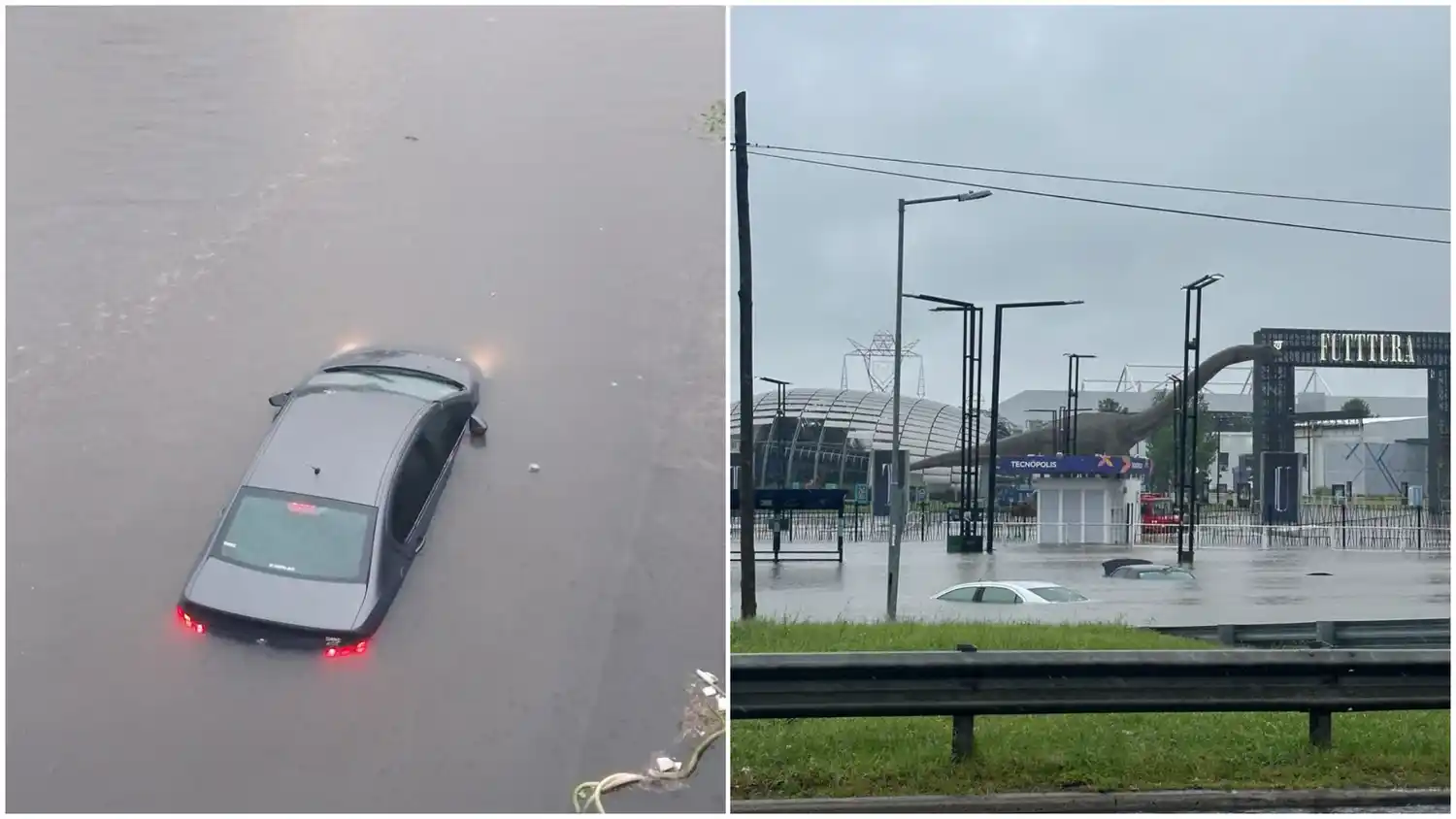 Se inundó la General Paz por un diluvio: el temporal dejó evacuados en Arrecifes y destrozos en el interior bonaerense