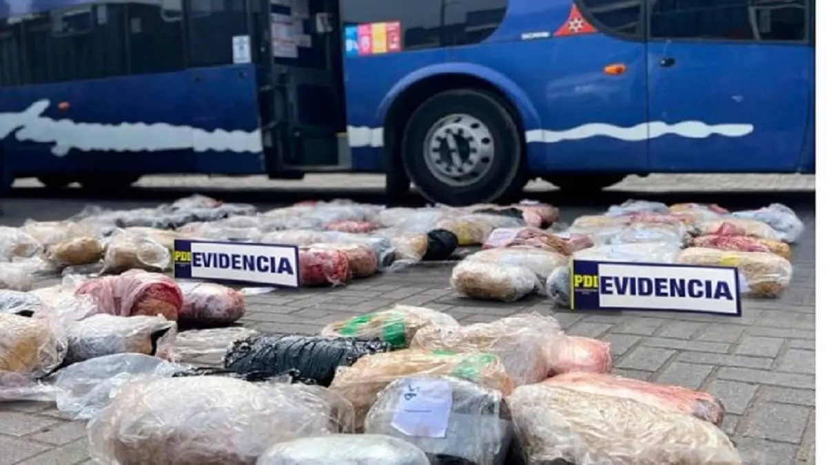 CAYERON CON LOS KILOS: atrapan a integrantes del Tren de Aragua con alijo de drogas en Chile