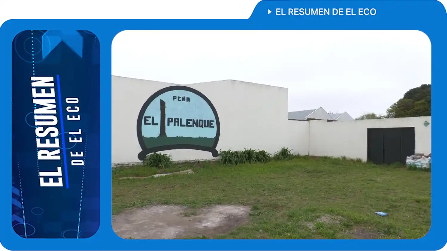 Hicieron un boquete para robar en la sede de la peña "El Palenque"