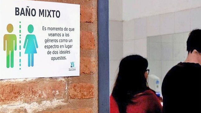Comenzó a funcionar el primer baño mixto en una escuela de la Provincia