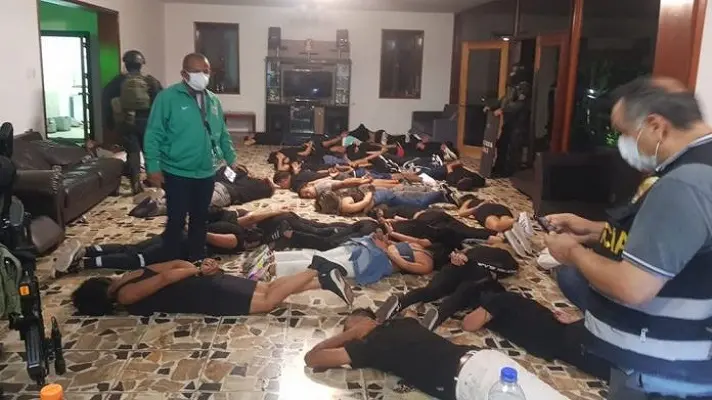 Investigan lazos de venezolanos detenidos en una coronaparty en Lima con bandas dedicadas al sicariato