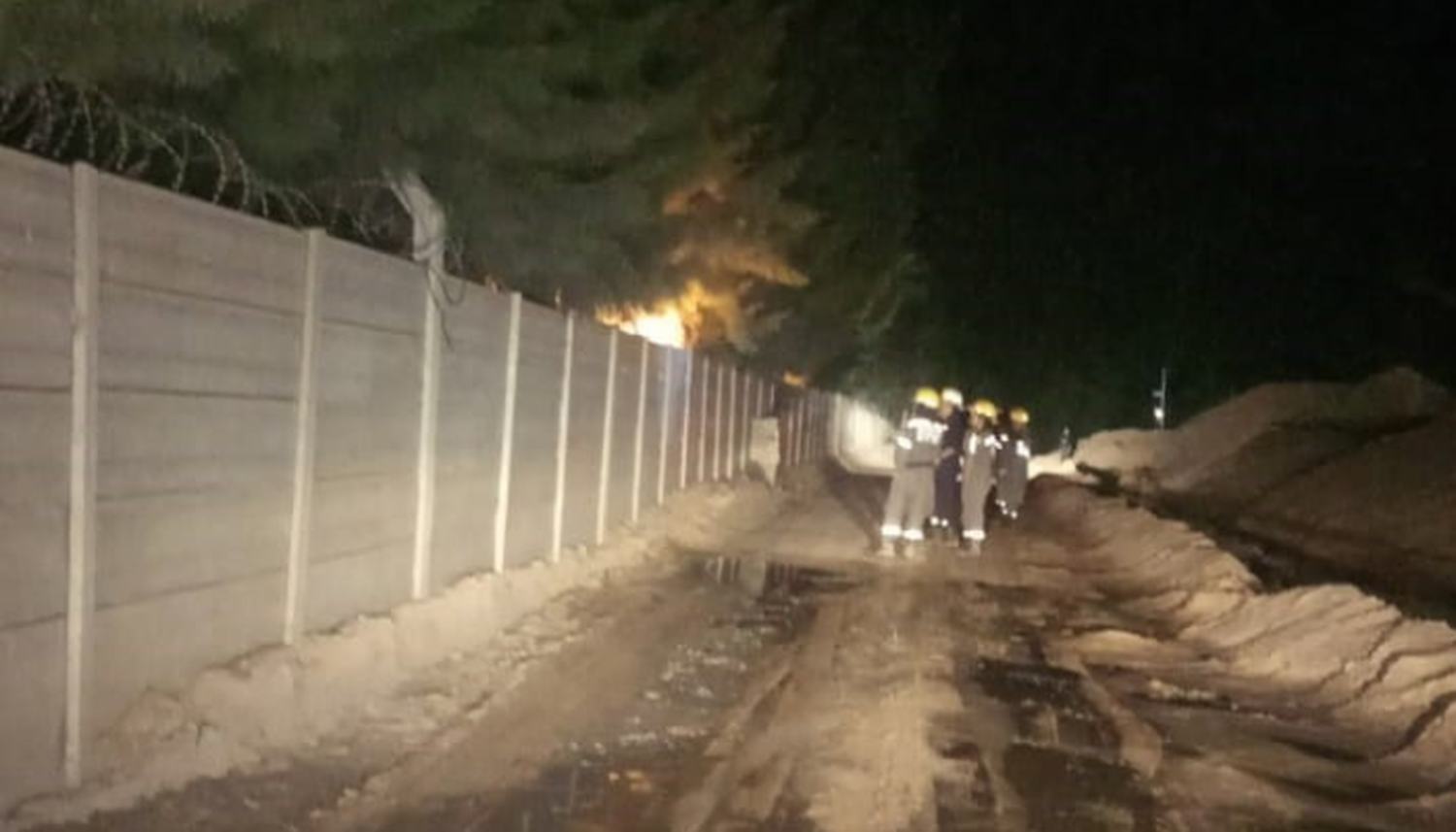 Bomberos Voluntarios trabajaron en dos incendios durante la madrugada del sábado