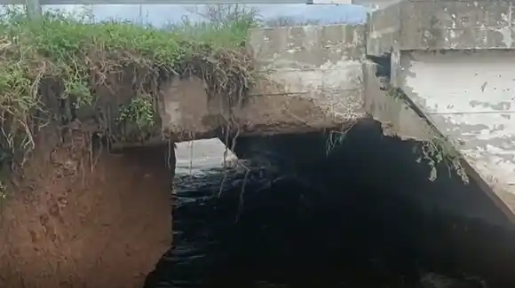 Ruta 9: continúan los trabajos de Vialidad Nacional en el río Areco para restablecer el tránsito