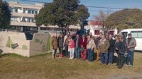 Inauguraron mural sobre trabajadores en periodismo y medios en Tandil