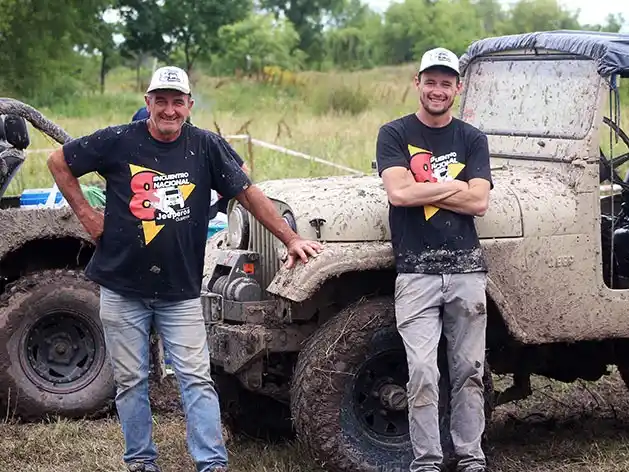 A puro barro y camaradería: Gualeguay vive el 8º Encuentro Nacional de Jeeperos