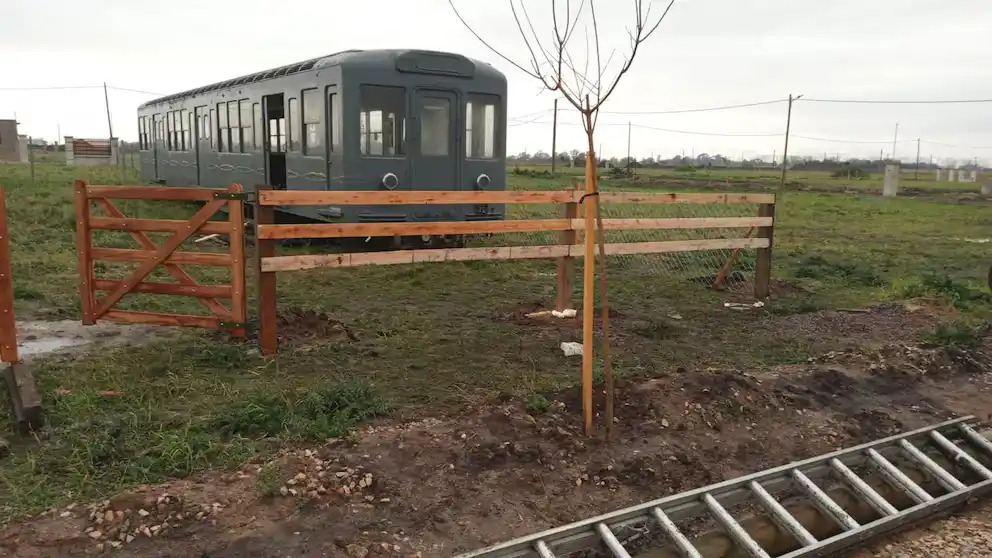 vagón de subte en una casa de fin de semana: - 5