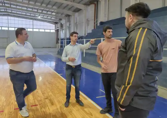 Rafaela ciudad deportiva: Viotti visitó el Club Sportivo Norte