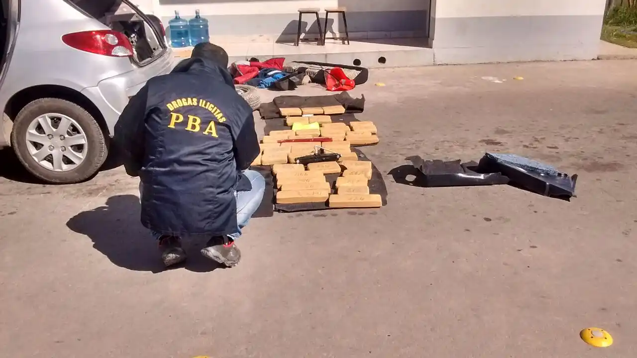 Patagones: Estaba prófugo y lo detuvieron con 34 kilos de marihuana