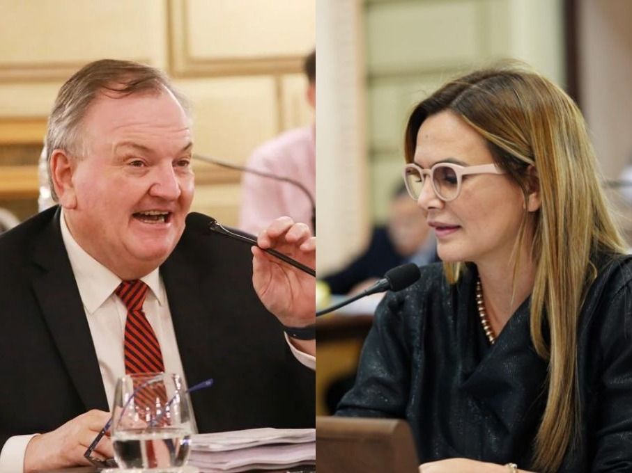 Felipe Michlig y Amalia Granata.