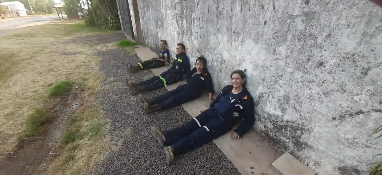 Los Bomberos de Ceibas y su estadía en Corrientes