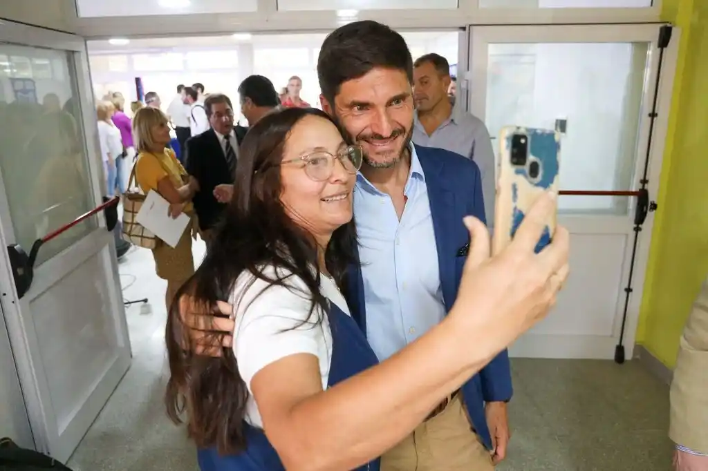 Pullaro recorrió obras en el Departamento San Cristobal