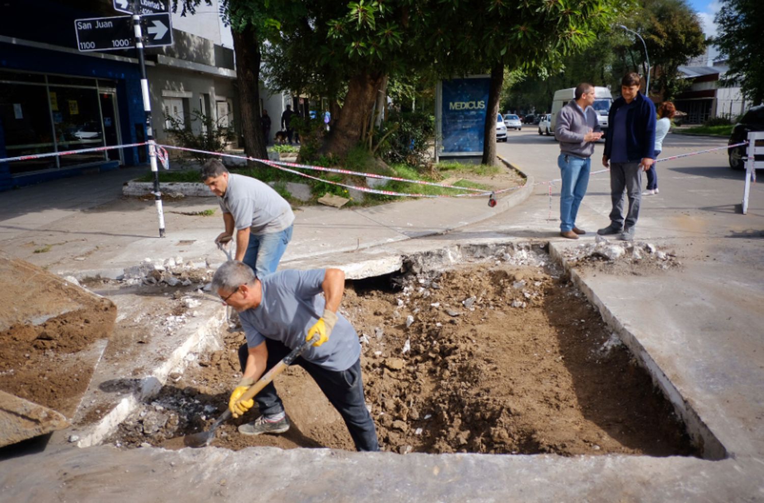 Comienza un plan intensivo de bacheo en distintos barrios