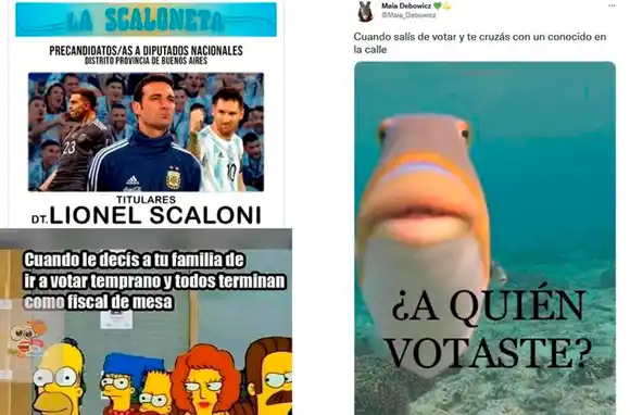 Luego de los resultados, llegaron los memes a las redes sociales