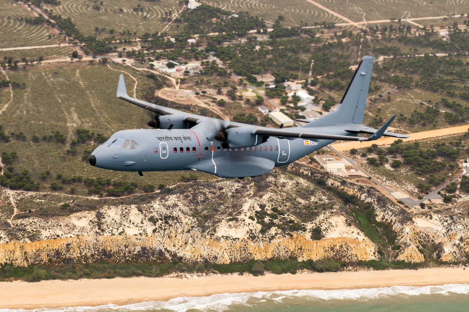 Airbus delivered the first of 56 C295 aircraft ordered by India