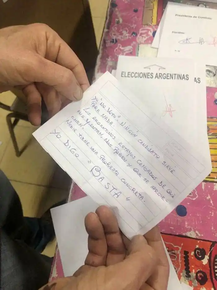 Los votos nulos  sumaron más que seis de las 10 listas que se presentaron