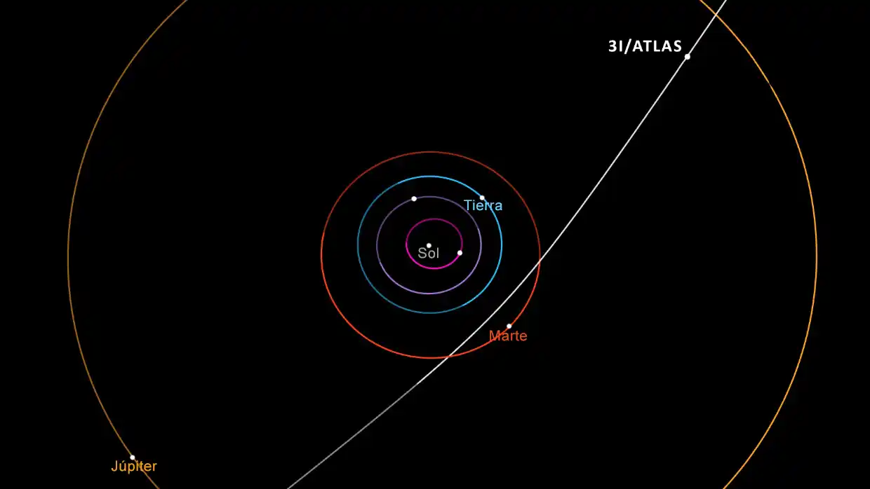 Cometa 3I/Atlas contiene agua 40 veces más pesada que la de la Tierra