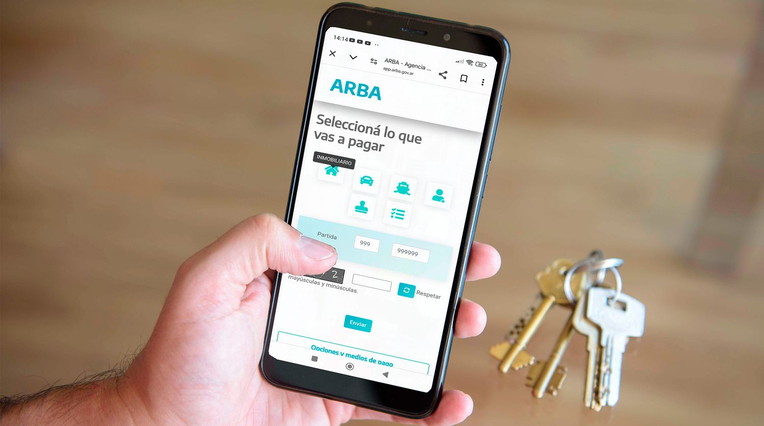 Una de las opciones para abonar el impuesto Inmobiliario es ingresar a la app de ARBA.