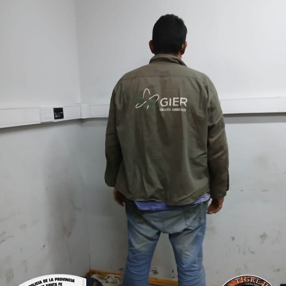 Detenido.