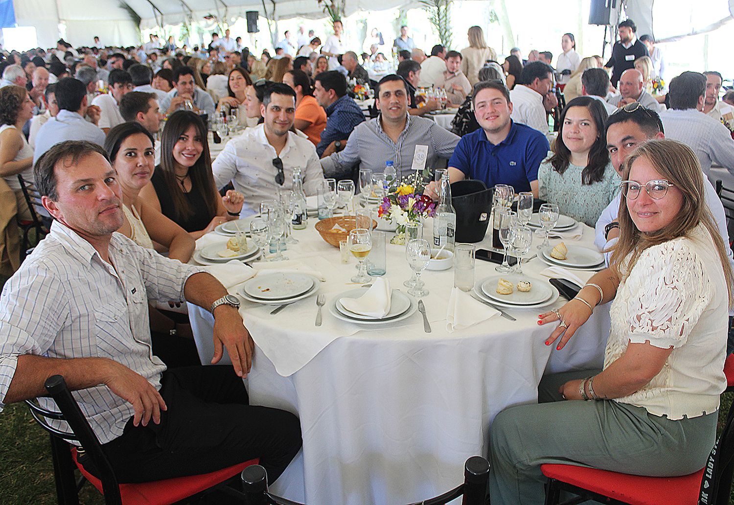 Gran almuerzo de Bomberos en imágenes
