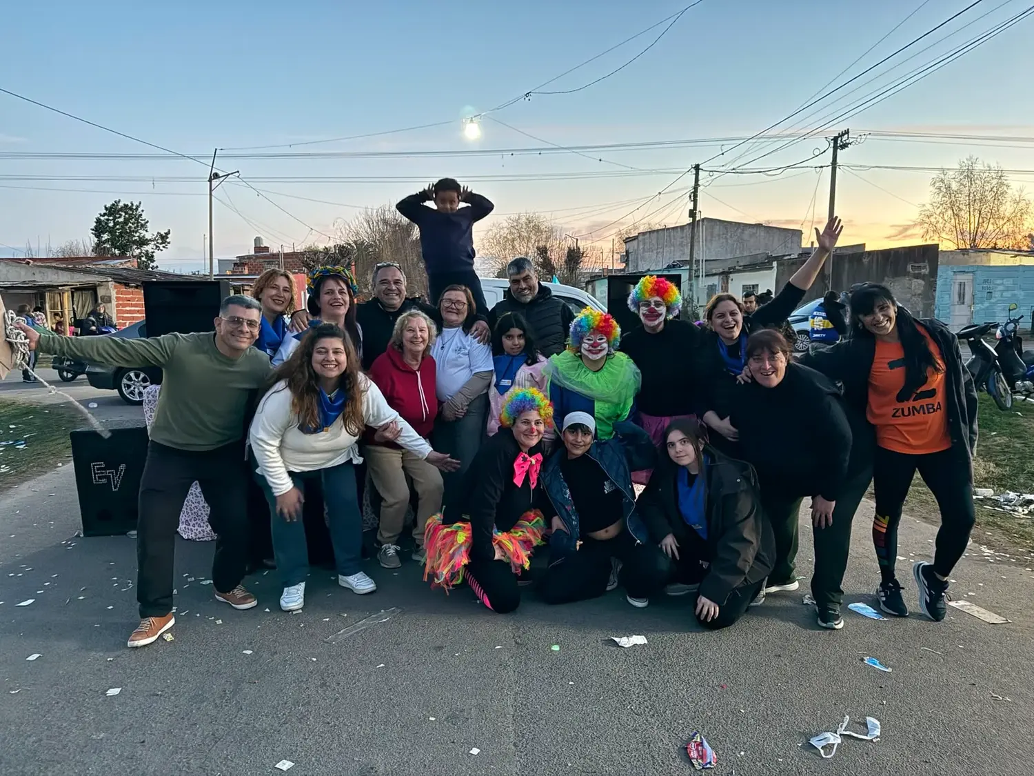 El evento se llevó a cabo durante la tarde del domingo.