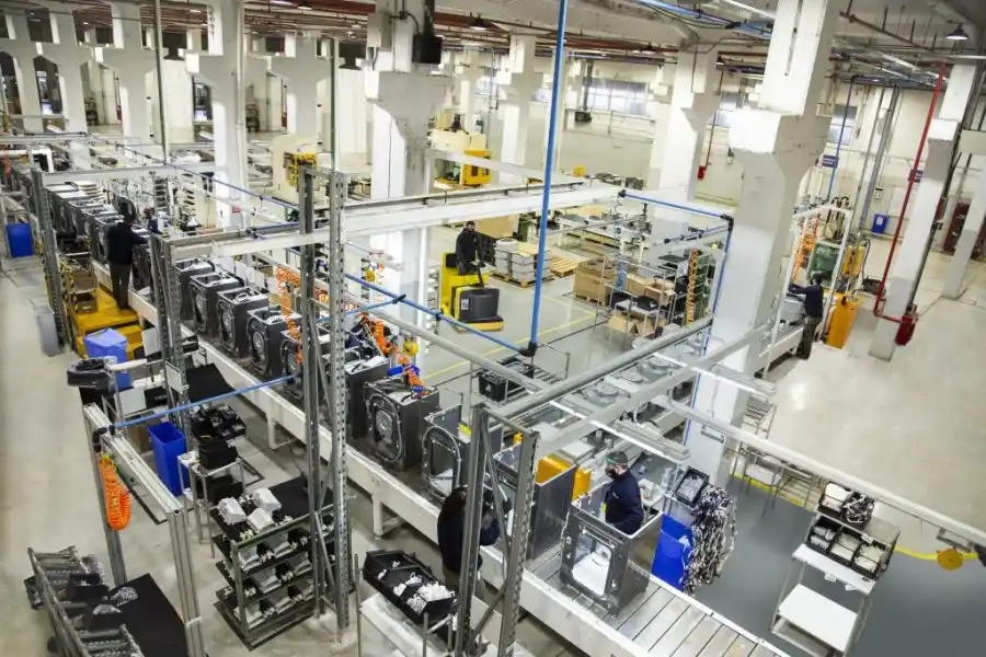 El uso de la capacidad instalada de la industria fue del 54,6% en enero