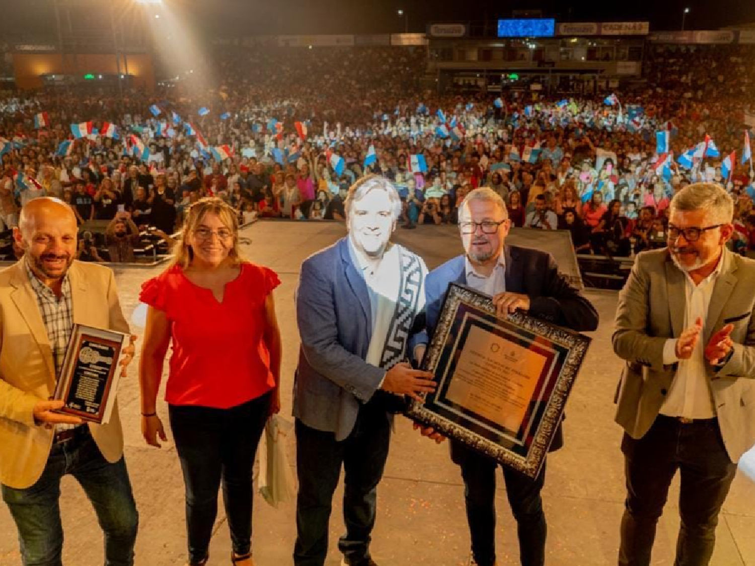 Cosquín 2023: Llaryora asistió a la tercera luna coscoína
