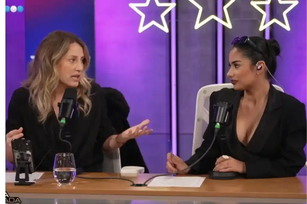 Mica Viciconte y Daniela Celis en el streaming de GH